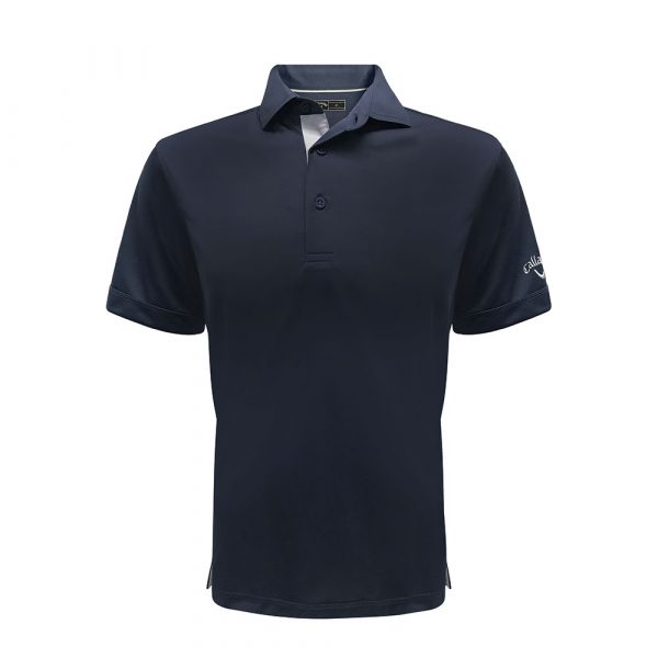 Callaway navy blue polo shirt front cop5532