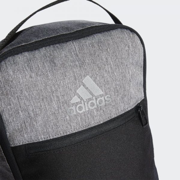 Adidas Golf Shoe Bag Grey FI3033 - Logo Upclose